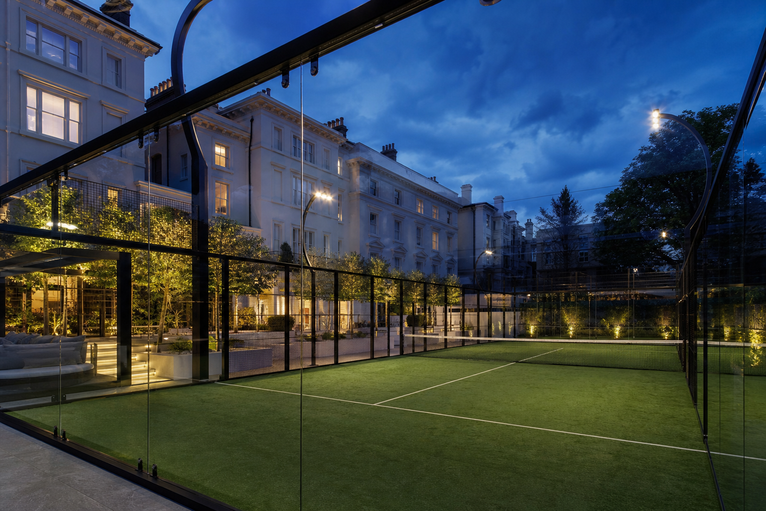 Padel court construction in Kensington & Chelsea