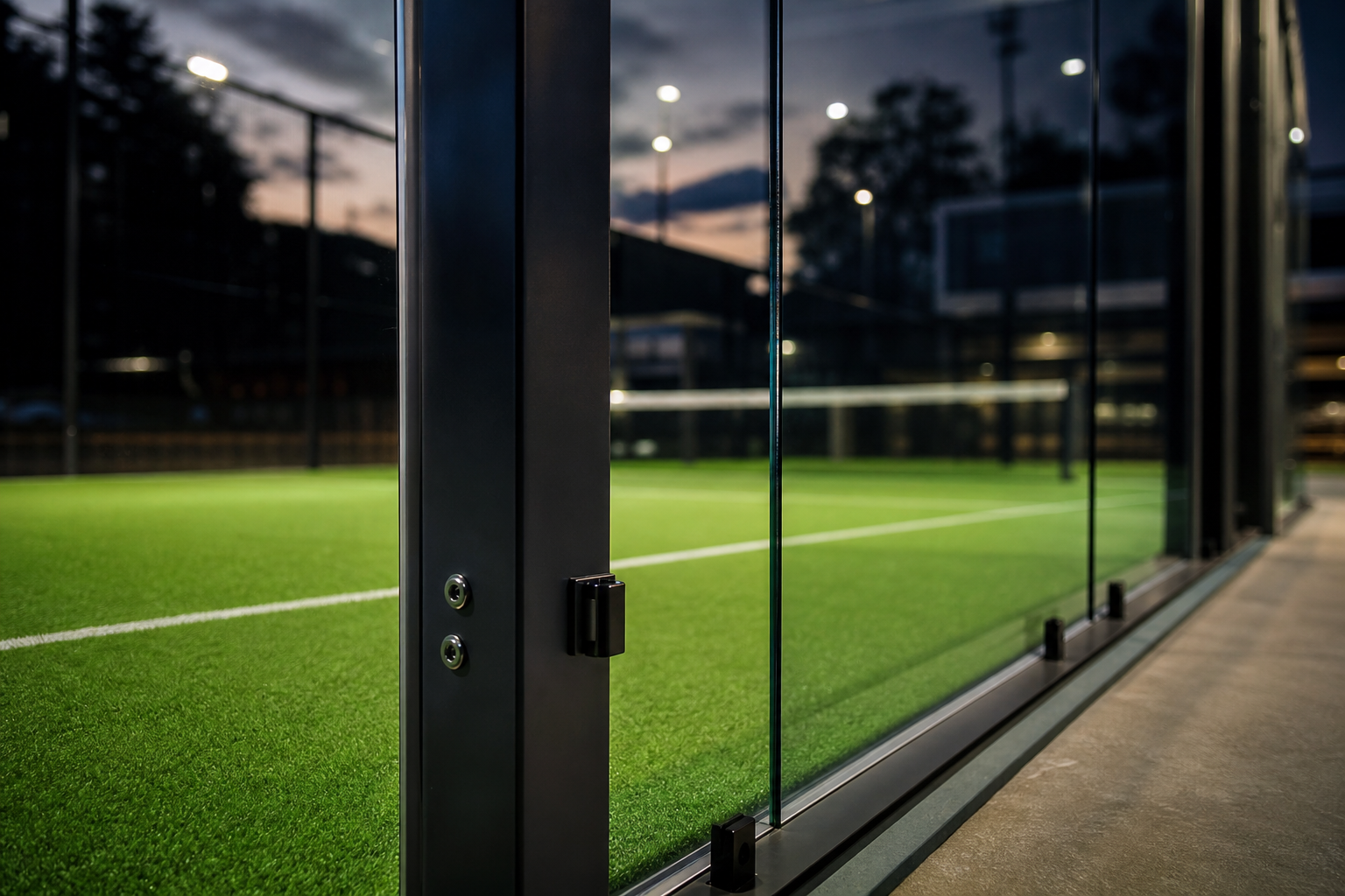 Padel court construction in Kent