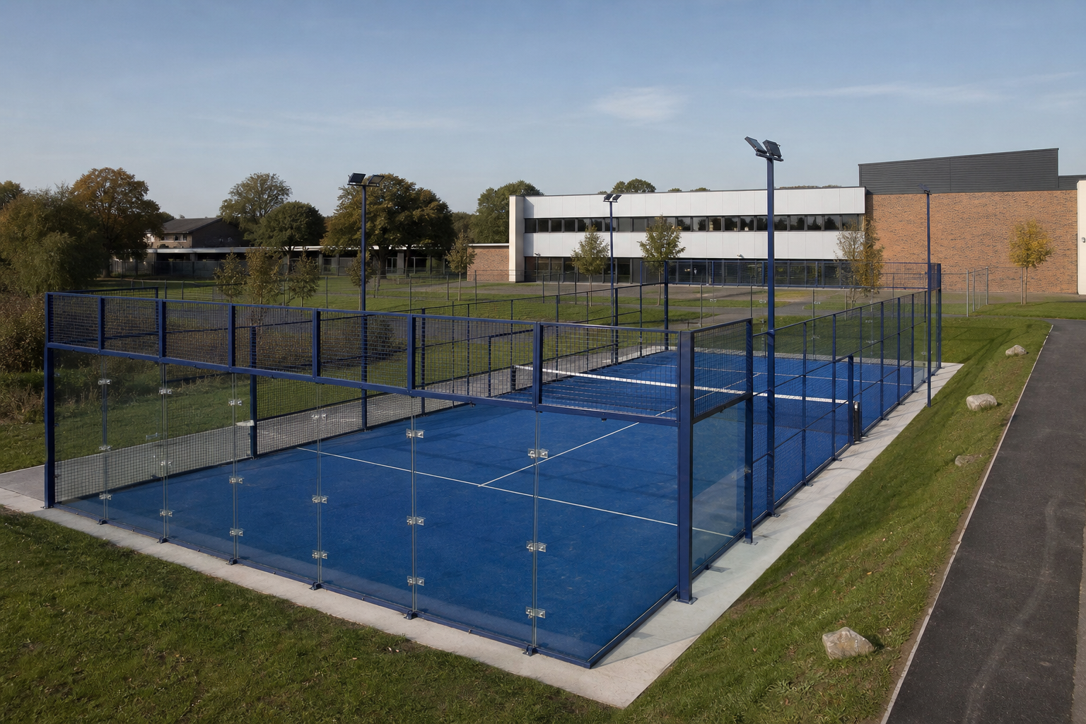School Padel Installation — hero view