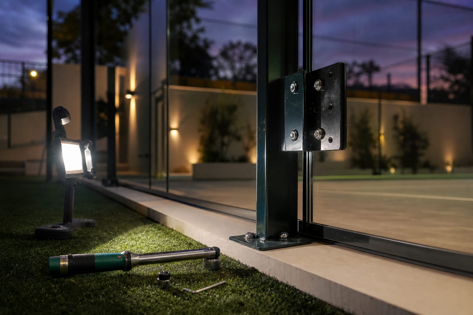 Padel Court Annual Servicing in detail — Padel Construction UK