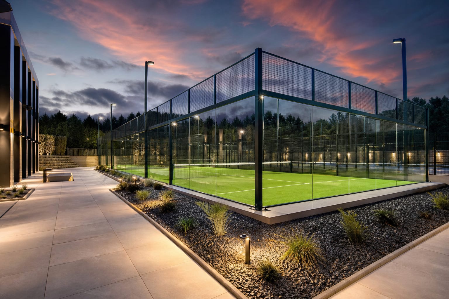 Commercial Padel Court Construction in detail — Padel Construction UK