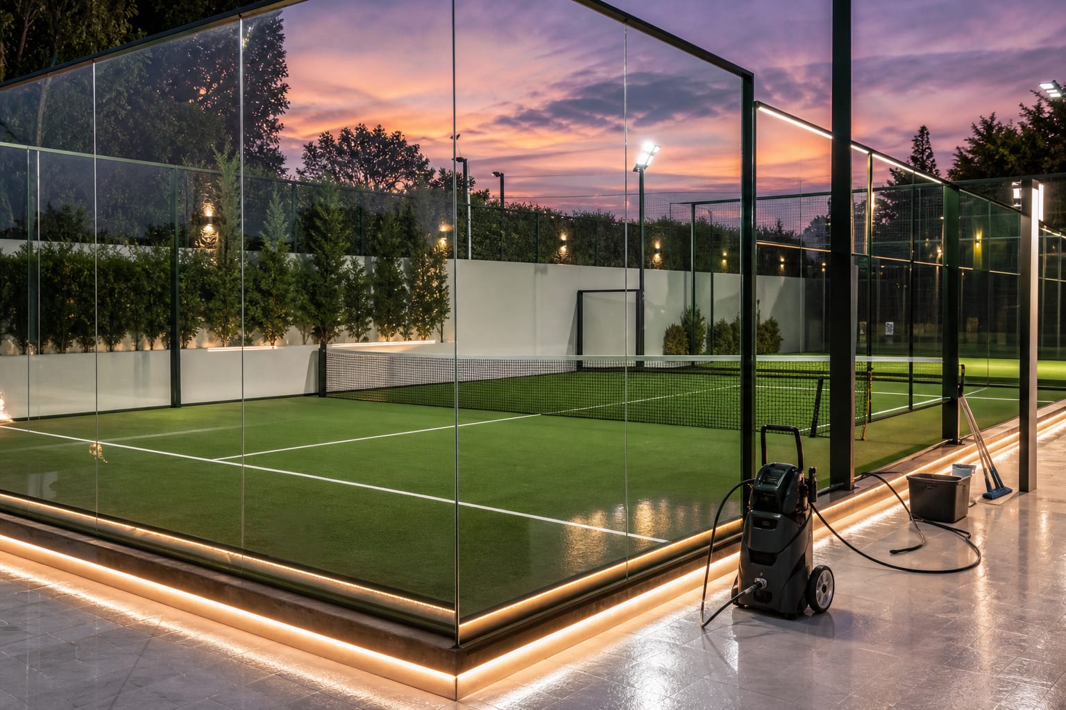 Padel Court Cleaning — Padel Construction UK
