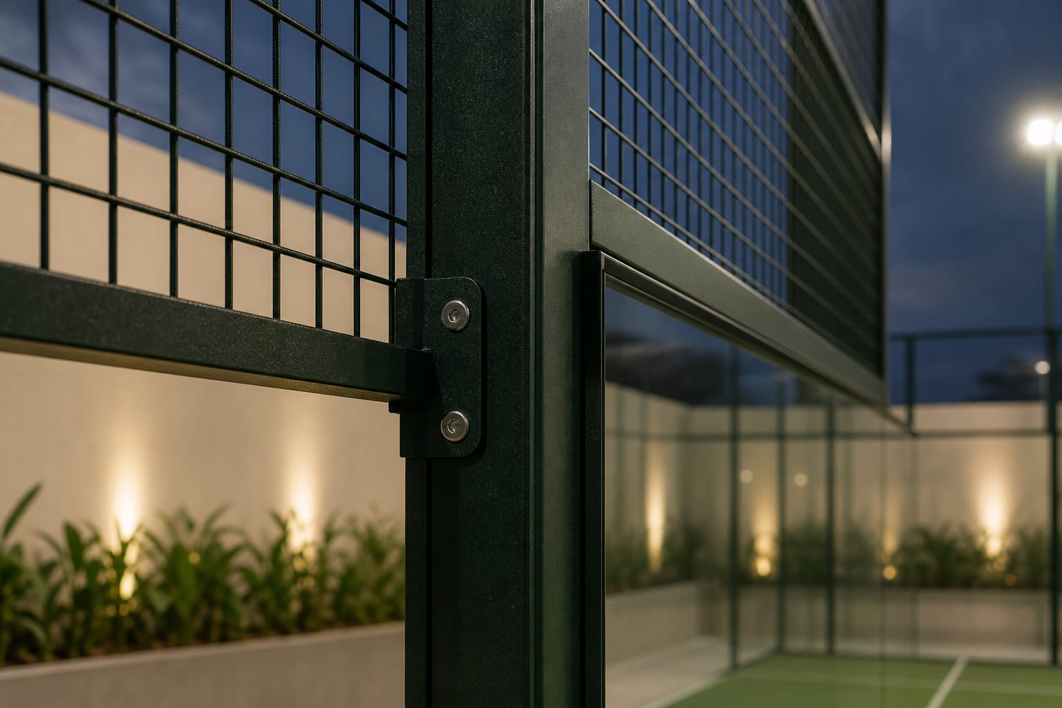 Padel Court Fencing — Padel Construction UK