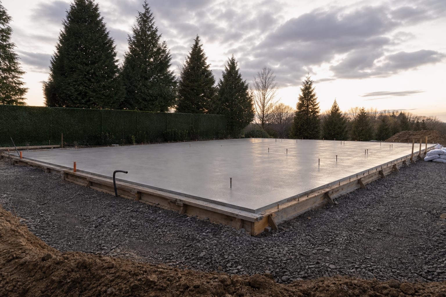 Padel Court Foundations — Padel Construction UK
