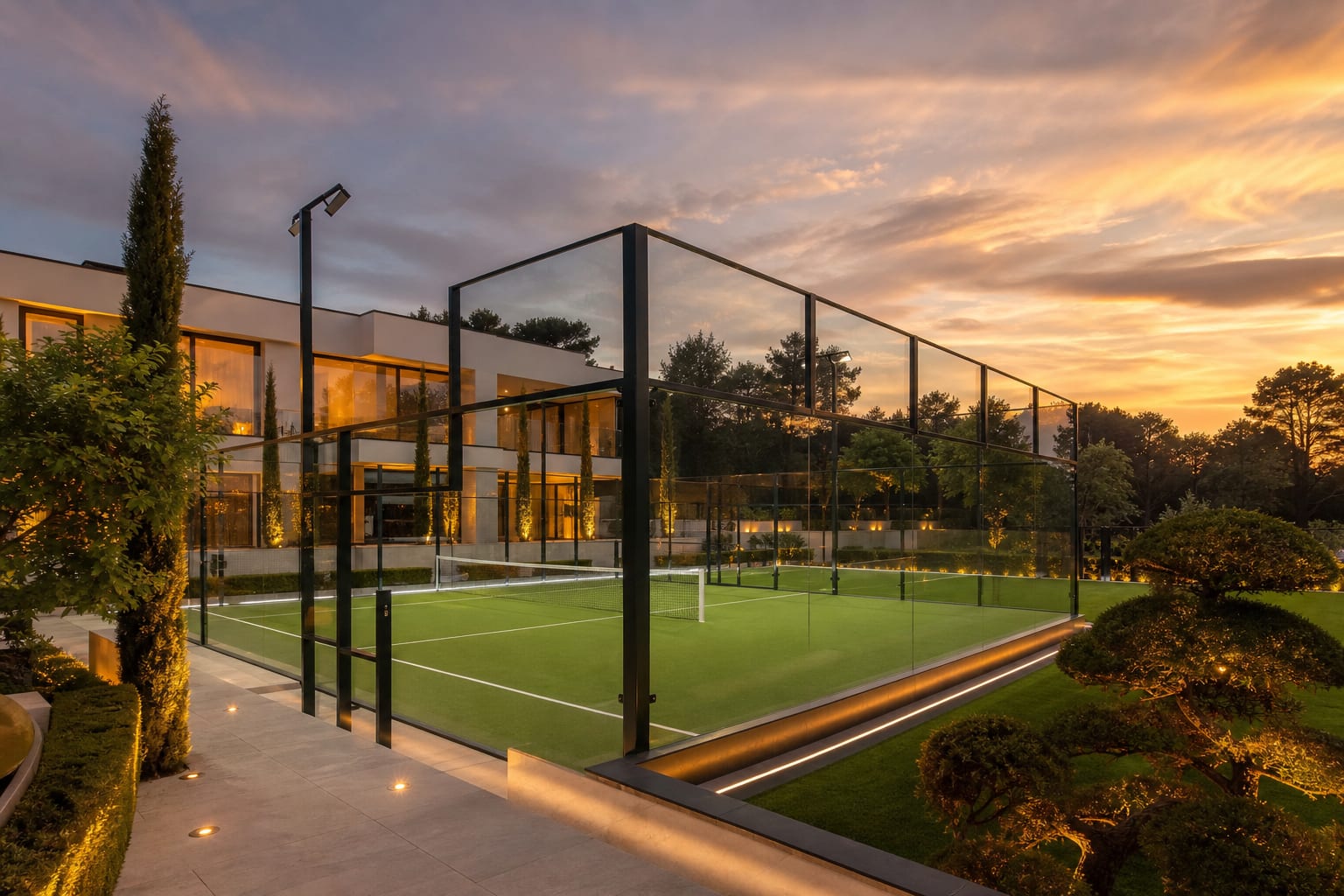 Luxury Home Padel Courts — Padel Construction UK