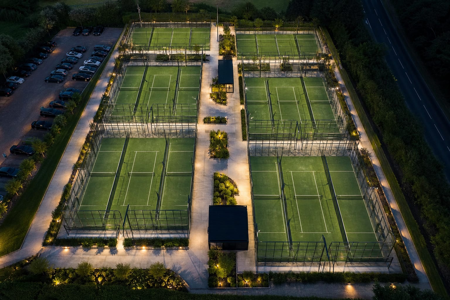Multi-Court Padel Facilities in detail — Padel Construction UK