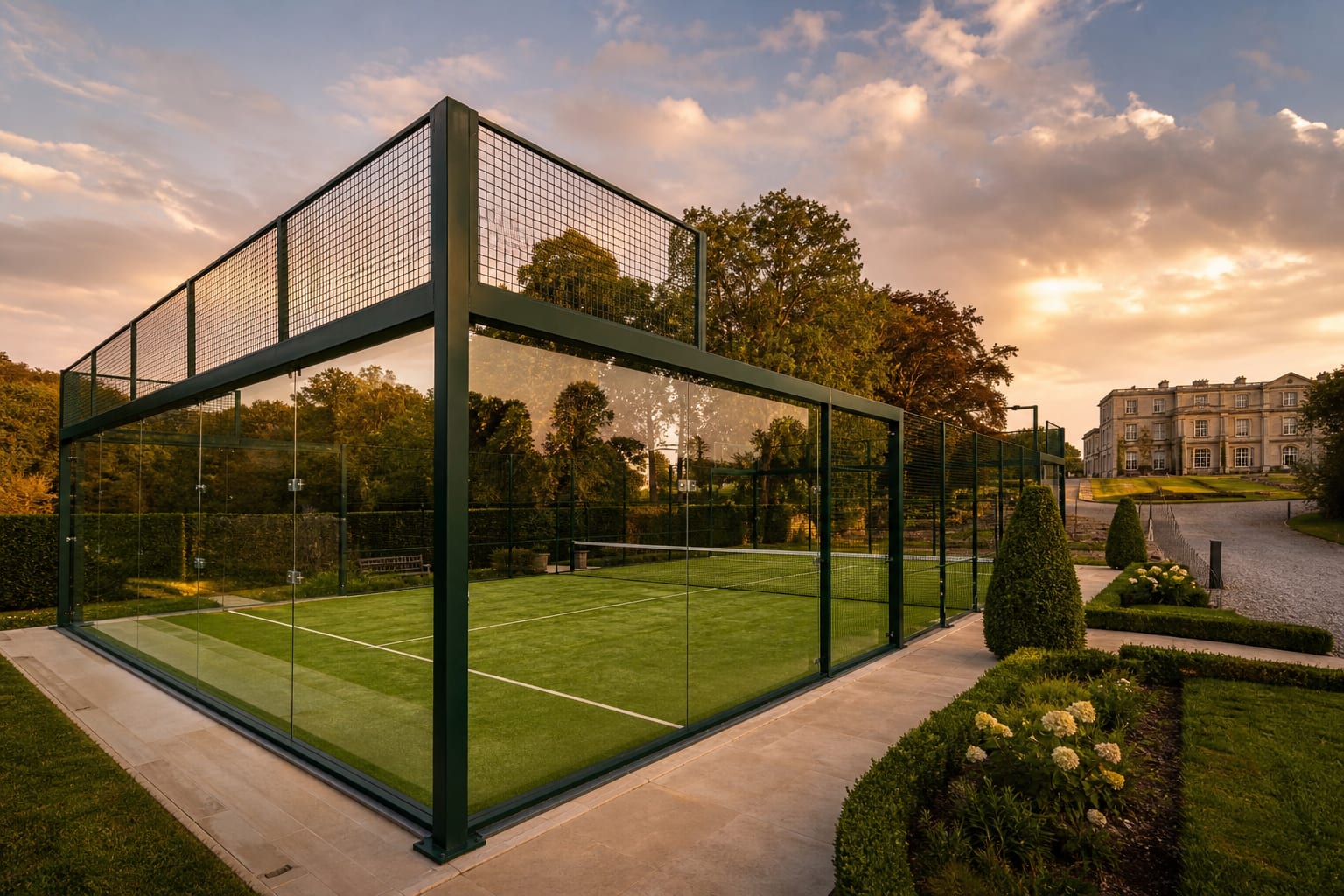 Private Estate Padel Courts — Padel Construction UK