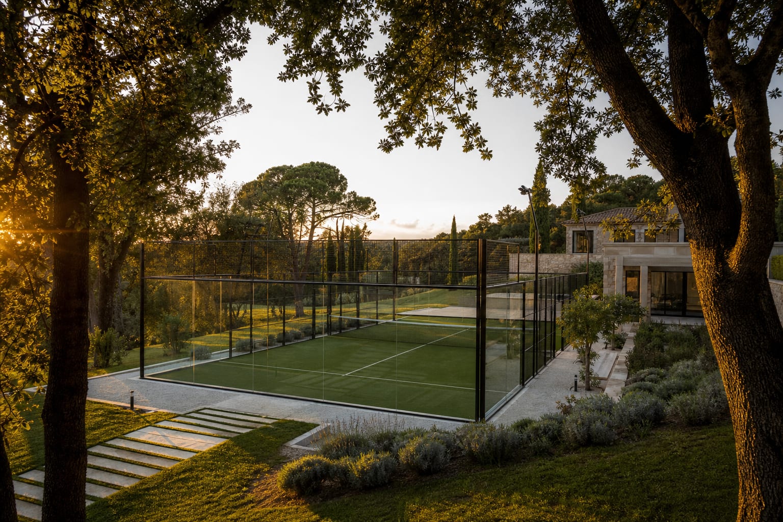 Private Estate Padel Courts — Padel Construction UK